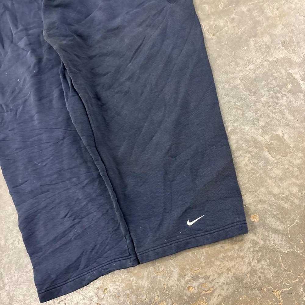 Vintage 90s Nike Navy Blue Baggy Sweatpants Size 2xl - Picture 2 of 6